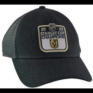 Vegas Golden Knights NHL Stanley Cup Champions Adjustable Hockey Hat by Fanatics